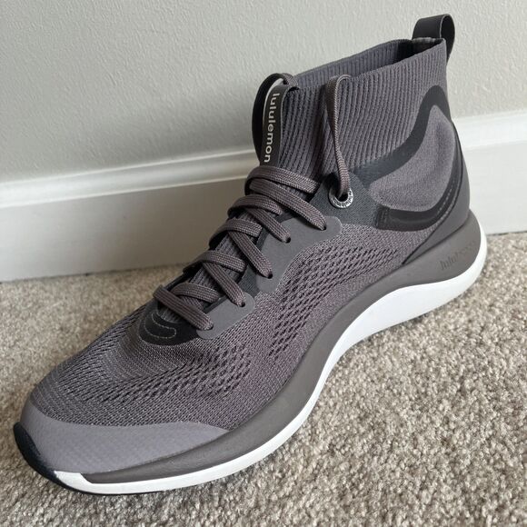 Lululemon Shoes Chargefeel Workout Mid 10 Gray Workout Exercise Comfort Athletic - Picture 1 of 8
